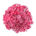 thumbnail image 2 of 100 unids Etiqueta de oreja de ganado numerada pequeña para cerdo vaca de vacuno gata ovejas, combina resiliencia, calor y resistencia química - rosa Soledad Etiqueta de oreja numerada de color naranja, 2 of 10