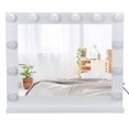 thumbnail image 5 of HomGarden Hollywood Vanity Mirror W/Lights, Makeup Mirror Tabletop/Wall-Mounted White, 5 of 10