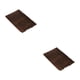 thumbnail image 4 of Bewildely Alfombrilla de baño Chenille - Fuerte absorción de agua Exquisita textura hecha a mano Absorbente Alfombra de piso Café 40cm * 60cm Café 40 cm * 60 cm 2piezas, 4 of 6
