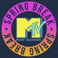 thumbnail image 2 of Junior's MTV Spring Break Circle  Sweatshirt Blue Heather 2X Large, 2 of 4