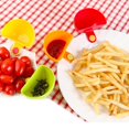 thumbnail image 4 of 4PCS Multi Color Dipping Sauce Dish Bowls Serving Bowls Spice Container for Salt Ketchup Sugar Vinegar, 4 of 5