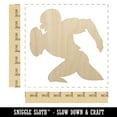 thumbnail image 2 of Football Player Running Solid Wood Shape Unfinished Piece Cutout Craft DIY Projects - 6.25 Inch Size - 1/8 Inch Thick, 2 of 7