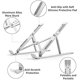 thumbnail image 4 of Soporte para portátil, soporte para portátil de aluminio, antideslizante, soporte ventilado, 4 of 5