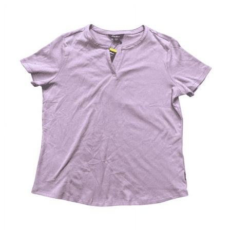 Eddie Bauer Women's Soft Easy Fit Short Sleeve V Neck Tee (Dusk, S)