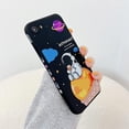 thumbnail image 4 of Compatible with iPhone SE 2022/2020 Case,iPhone 8 Astronaut Case Women Girls Cute Candy Case Camera Lens Protection Soft Silicone Case for iPhone 7 4.7 inch (Black a), 4 of 10