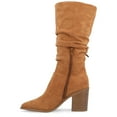 thumbnail image 3 of Journee Womens Hartly Western Mid Calf Boots, 3 of 10