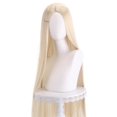 thumbnail image 1 of Long Straight Wig, Lightweight and Breathable, 100cm Length, Comfortable to Wear All Day, Middle Part, Synthetic Material, 1 of 8