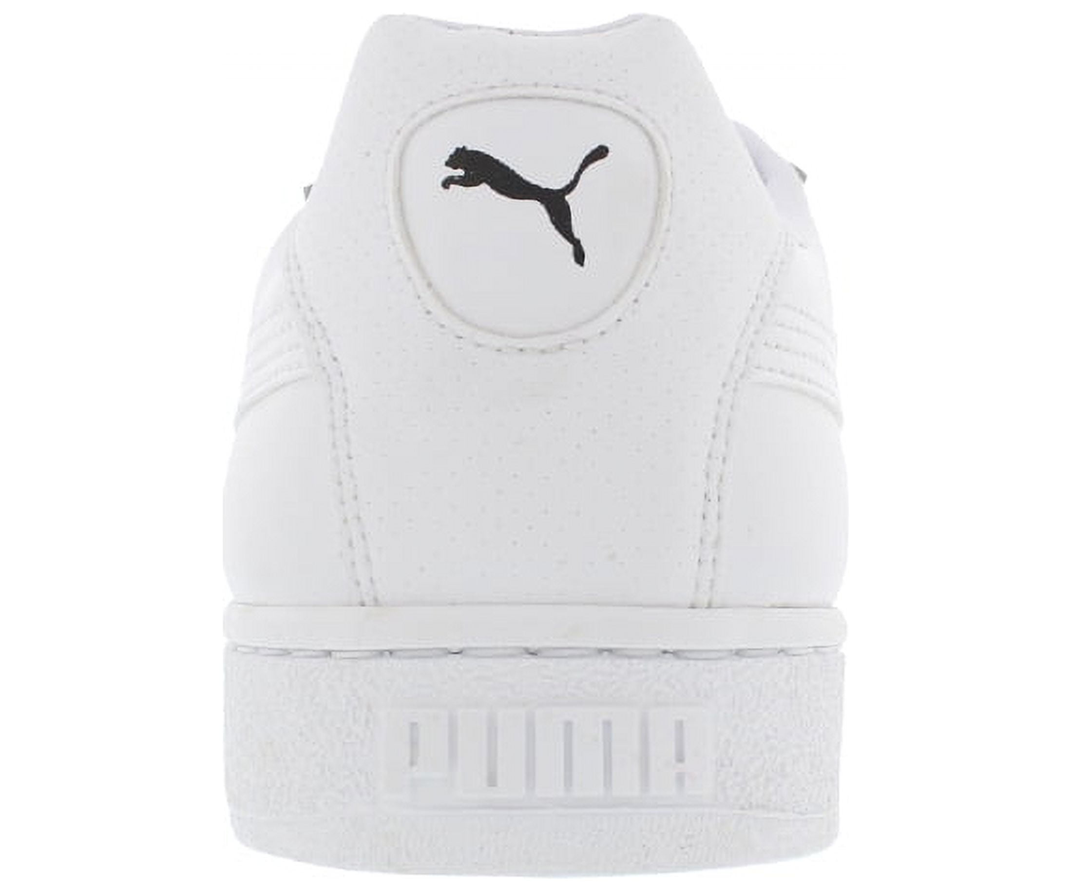 Puma Basket 11 Men's Shoes Size 18, Color: White/Black - Walmart.com