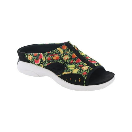 

Easy Spirit Womens Traciee Cut Out Floral Print Slide Sandals