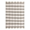thumbnail image 3 of Unique Loom Eco Plaid Indoor Outdoor Washable Collection Area Rug - Balmoral (10' x 14' 1" Rectangle Gray/Ivory), 3 of 12