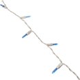 thumbnail image 1 of Vickerman 70 Blue M5 LED Icicle Light on White Wire 9' Christmas Light Strand, 1 of 3