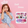 Doll Clothes for Barbie Dresses Gown with Shoes Outfit Set for Xmas