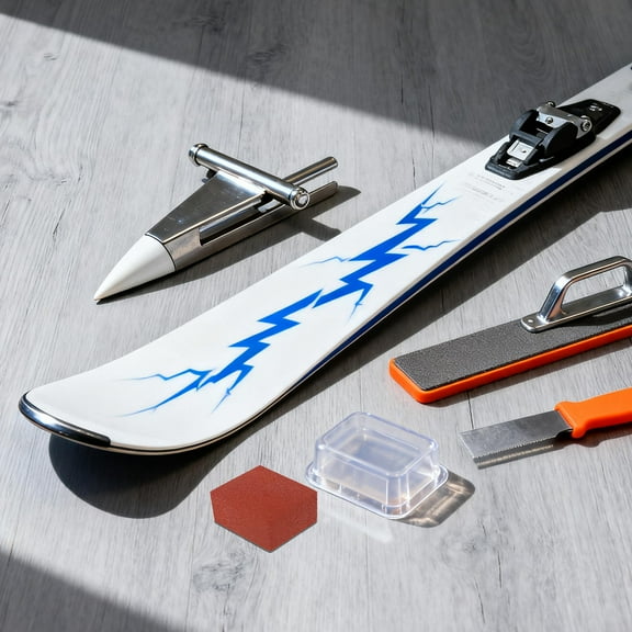 DEEPCRAFF Snowboard Edge Tuning Tool Soft Gummy Stone Rubber Abrasive Block for Ski Maintenance