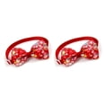 thumbnail image 1 of Greeniant Collares para perros Pajaritas Collar encantador ajustable Mascotas Correas Accesorios Decoraciones Push-pull Puppy Party impreso Type2 NO2, 1 of 6