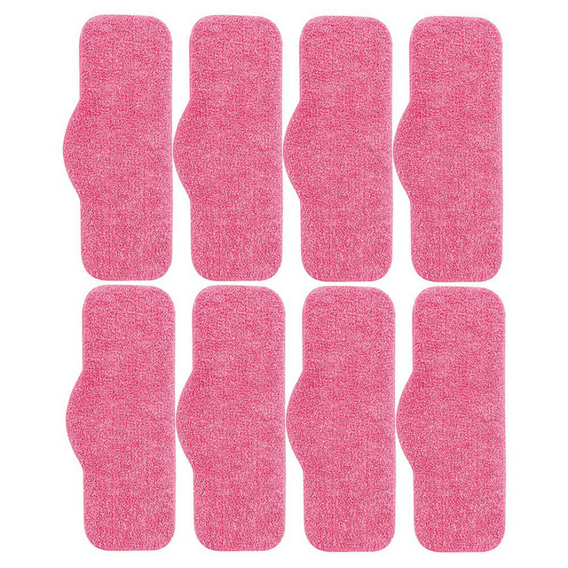 8PCS Microfiber Replacement Steam Mop Pads for Steam Mop Cleaner Washable and Reusable Replacement Mop Pads