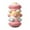 Pink, variant on BUTOMKY Montessori Sensory Teething Rattle Balls - Chewable Grasp Shaker Toys with Soft Silicone Base, Tummy Time Developmental Learning Toys for Newborns 0-6 Months & Infants 6-18 Months