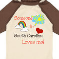 thumbnail image 4 of Inktastic Someone in South Carolina Loves Me Boys or Girls Long Sleeve Baby Bodysuit, 4 of 5