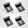 thumbnail image 4 of Tnobhg Metal Mirror Clips Wide Channel Mirror Hanger Clip Kit Rustproof Strong Load-bearing Wall Mounting Large Heavy Retainer Clips, 4 of 7
