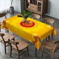 thumbnail image 4 of Diwali Tablecloth Indian Diwali Decorations for Home Festival of Lights Deepavali Party Supply Kitchen Dining Room Decor (60" x 84"), 4 of 5