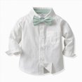 thumbnail image 5 of zuwimk Baby Boy Dress Clothes, Toddler Gentleman Outift for Boy, Winter Infant Wedding Suit, Fall Christening Clothing Set(3-6 Months,Green), 5 of 8