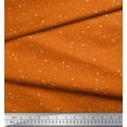 thumbnail image 3 of Soimoi Orange Poly Georgette Fabric Brush Stroke Abstract Decor Fabric Printed Yard 52 Inch Wide, 3 of 3