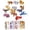 C003- Style C, variant on Kids Dinosaur Activity Bundle, 25 Pack 3.5X2.25 Inch Activity, Birthday Gift, Student Hobby, No-Tool 3D Paper Dinosaur Puzzles for Play Set Sessions, Group Craft Time, Classroom