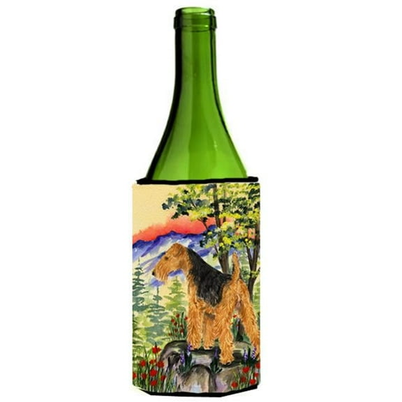 Lakeland Terrier Wine bottle sleeve Hugger 24 oz.