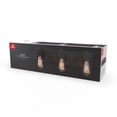 thumbnail image 3 of Globe Electric 18" 3-Light Matte Black Vanity Light, Minimalist Style, LED or Incandescent Bulbs Required, 3 of 9