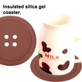 thumbnail image 4 of Posavasos de silicona resistentes al calor/antideslizantes para café, té y otras bebidas frías o calientes, 4 of 5