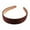 Coffee, variant on Pebbuoy Wide Hair Hoops for women,Cloth Wrapped Headbands for girls,Solid Color Hairband Hair Accessories-3cm