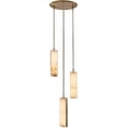 thumbnail image 2 of Kalco 520751WB Vertical 18" Wide Led Multi Light Pendant - Winter Brass, 2 of 2