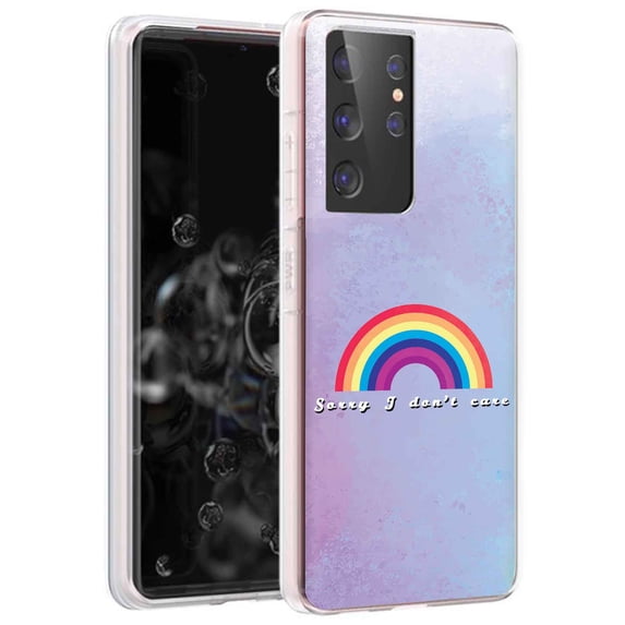 TalkingCase Slim Phone Case for Samsung Galaxy S21 Ultra 5G, S30 Ultra, (Not S21,S21+), Don't Care Print, Lightweight,Flexible,Soft, USA