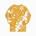 thumbnail image 4 of TOWED22 Girls Boys Halloween Pajamas Set Sleepwear Rainbow Unicorn Pjs Toddler Long Sleeve Jammies Kids Sleepwear(Yellow,4Y), 4 of 8