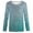 Light Blue, variant on Suilloe Toddler Girls Shirts Gradient Long Sleeve Sequin Printed Round Neck Top Kids Girls Spring Summer Fasion Novelty Flash Shirts,5 -6 Years