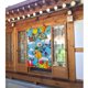 thumbnail image 3 of Cortina de puerta de Adventure Time para puerta, cortina opaca con estampado de patrón, cortina divisoria de ambientes, tapiz para decoración del hogar, 34" de ancho x 56" de largo, 3 of 7