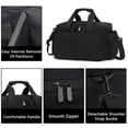 thumbnail image 4 of Vaupan Compact Camera Bag, Multi-Pocket Multi-Purpose Single Shoulder Photography Bag Compatible with SLR Camera Suitable for Messenger Bag and Lenses Storage Bag, Compact and Lightweight (Black), 4 of 7