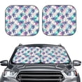 thumbnail image 2 of Sikiie Palm Leaves Print Foldable Car Windshield Sun Visor, Car Window Sunshade Suitable for Sedan, SUV and Truck Car Accessories-Large, 2 of 6