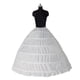 thumbnail image 2 of Enagua De Crinolina De Hueso De Vestido De Bola De Boda De 6 Aros Sunnimix Balón vestido de boda de hueso crinolina enagua 6 del aro, 2 of 8