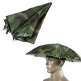 thumbnail image 5 of 1 Uds. Parasol de pesca con protector solar de camuflaje con pegamento plateado, 5 of 5