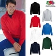 thumbnail image 3 of Fruit Of The Loom Mens Premium 70/30 Zip Neck Sweatshirt, 3 of 3