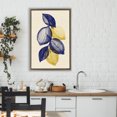 thumbnail image 3 of Stupell Industries Shabby Chic Navy Lemons Botanical Sketch Brown Floating Frame Canvas Art, 21 x 31, by Petals Prints Design, 3 of 8