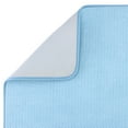 thumbnail image 5 of Unique Bargains Absorbent Microfiber Kitchen Drying Mat for Dishes Blue 23.6*17.7 in, 5 of 6