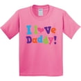thumbnail image 3 of Inktastic I Love Daddy Girls Youth T-Shirt, 3 of 5