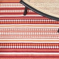 thumbnail image 6 of SAFAVIEH Montauk Kenyon Southwestern Cotton Area Rug, Orange/Ivory, 6' x 6' Square, 6 of 8
