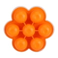thumbnail image 2 of Molde para congelador de alimentos, molde de silicona para huevos de 7 cavidades, contenedor de almacenamiento reutilizable, bandejas para congelador de alimentos para bebés con tapa(Naranja), 2 of 5