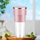 thumbnail image 1 of Batidoras De Frutas Mezclador eléctrico portátil para procesamiento de alimentos de 500 ml para utensilios de cocina (rosa) Wdftyju Libre de BPA, 1 of 3