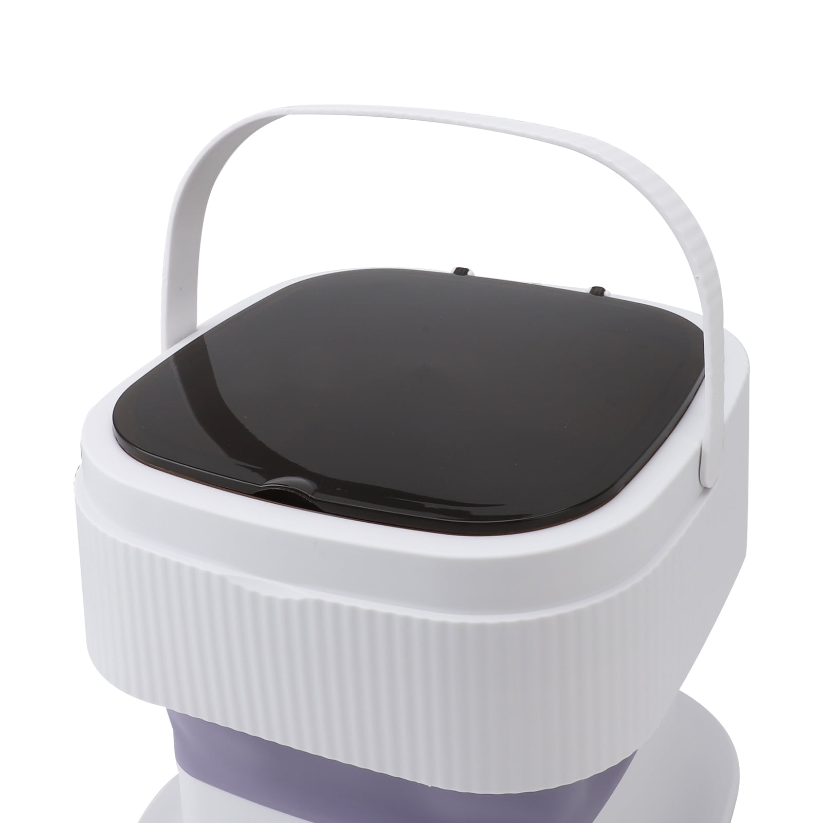 Rupoun Portable Washing Machine, 12.2 x 12.2 x 6.3 inches / 31 x 31 x 16 cm Foldable Mini Washer for Baby Clothes and Underwear, Powerful Small Laundry Combo for Travel and Apartments Purple