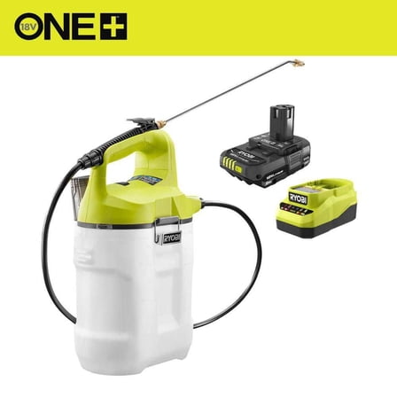 ONE  18V Cordless Battery 2 Gal. Chemical Sprayer with 2.0 Ah Battery and Charger