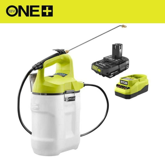 ONE  18V Cordless Battery 2 Gal. Chemical Sprayer with 2.0 Ah Battery and Charger