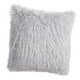 thumbnail image 5 of Funda de cojín de felpa Funda de almohada Gris, 5 of 9